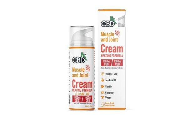CBDFx CBG + CBD Lotion for Muscles and Joints
