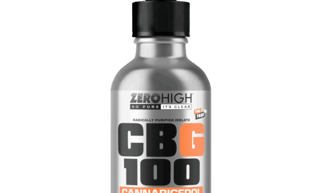 Zero High CBG Oil – USDA Organic, THC‑Free, Pure MCT